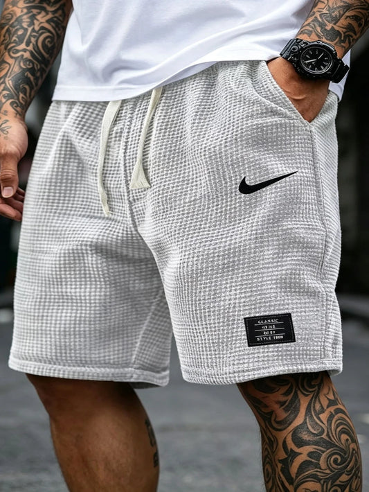 Breathable Waffle-Knit Shorts
