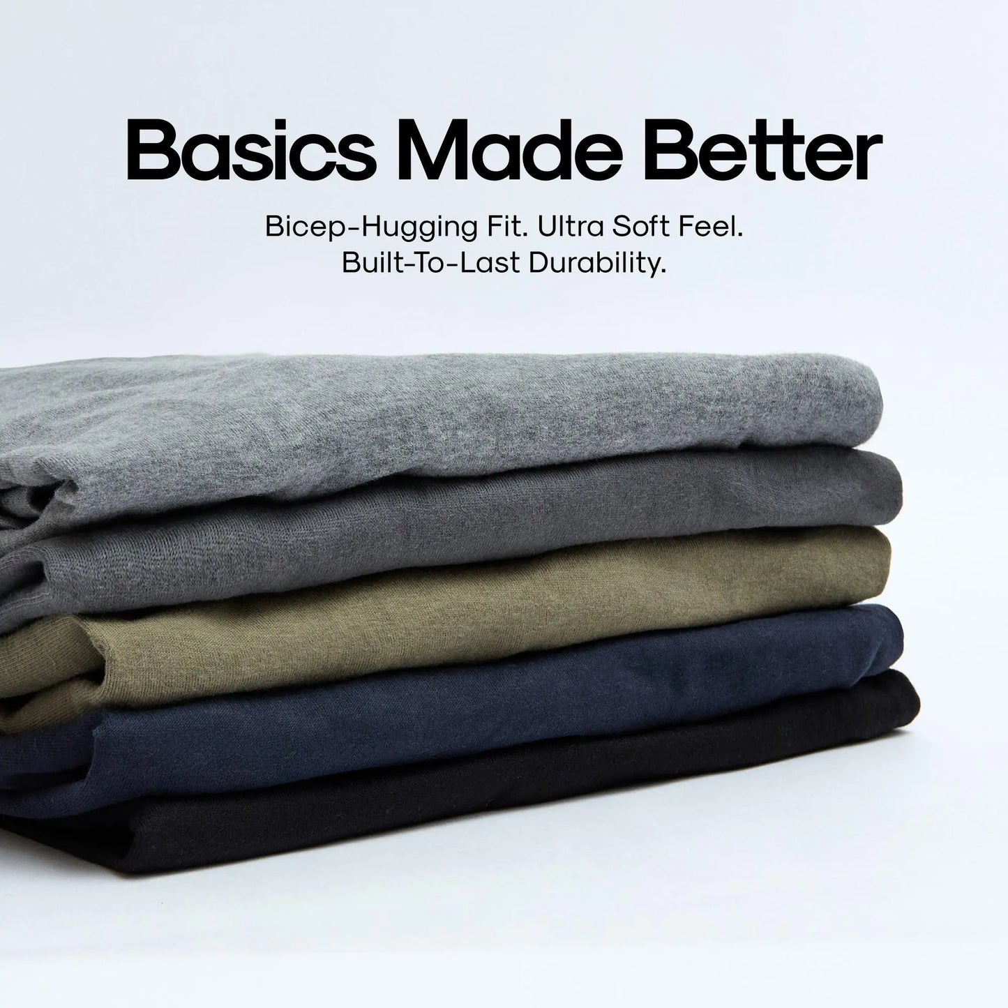 True Classic Men's 4-Pack Crew Neck T-Shirts - Premium Fit