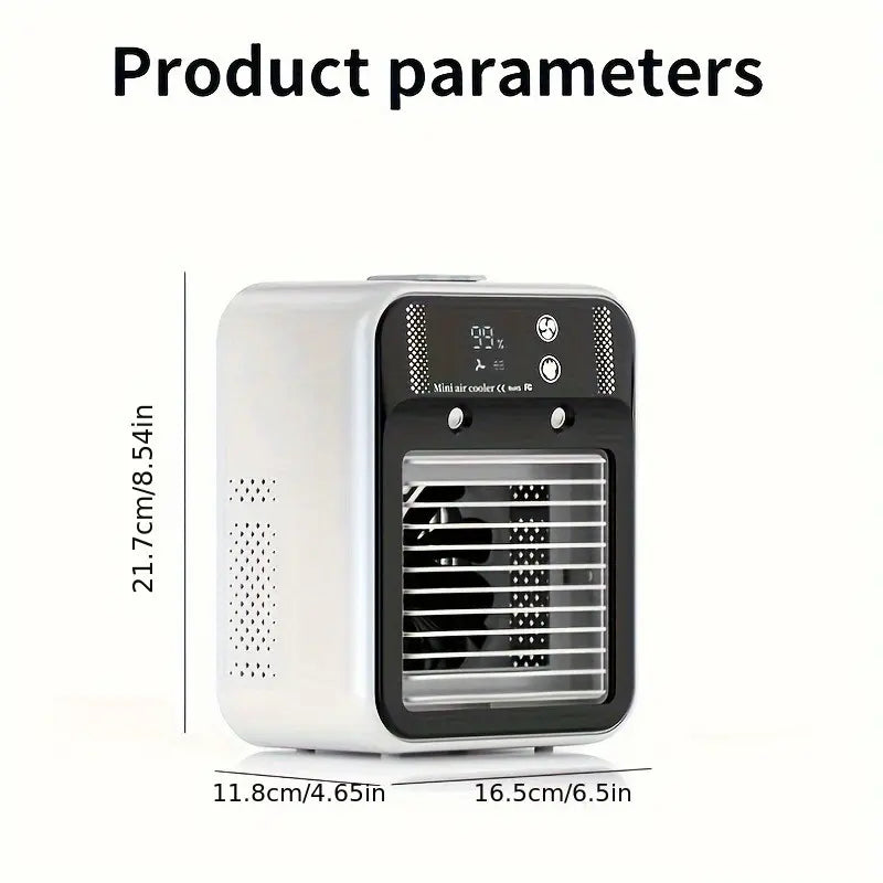 Fan Portable Air 3-in-1 Mist Cooler for Bedroom, Office