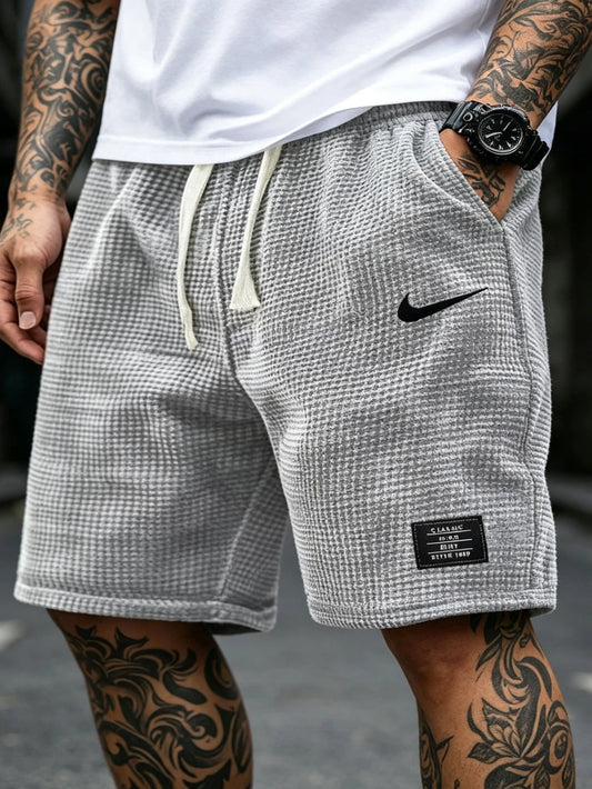 Breathable Waffle-Knit Shorts