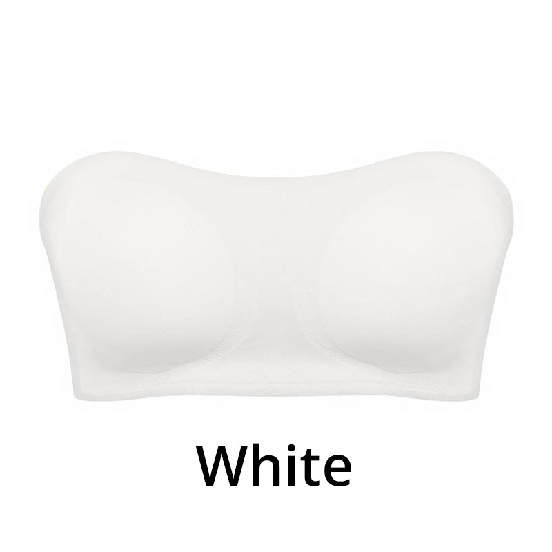 💜LAST DAY BUY 1 GET 1 FREE💜Strapless, wire-free bra with crossover side closure
