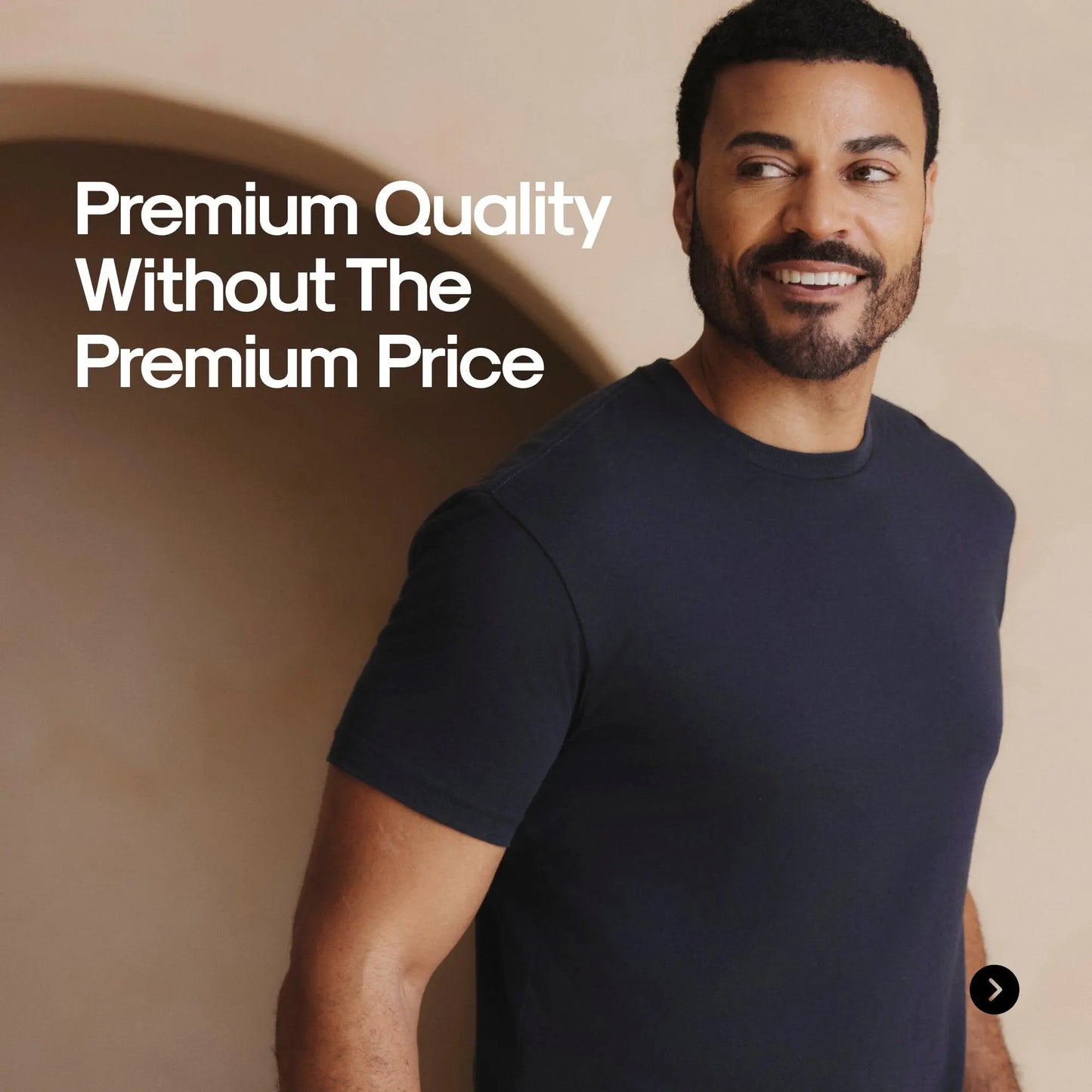 True Classic Men's 4-Pack Crew Neck T-Shirts - Premium Fit
