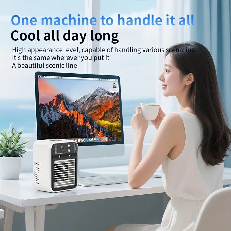 Fan Portable Air 3-in-1 Mist Cooler for Bedroom, Office