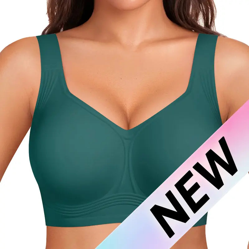 Full coverage wireless bra