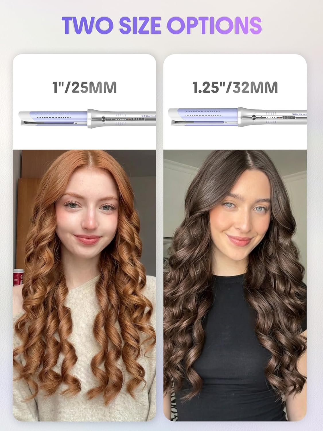 AirFlow Pro: 360° Auto-Rotating Curling Iron with Cool Air Tech