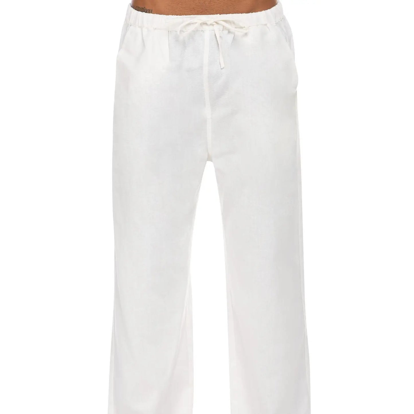 Sherlly Linen Yoga Beach Pants - Adjustable Comfort Fit