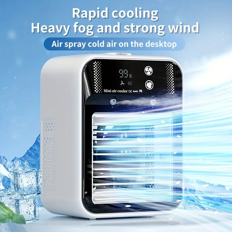 Fan Portable Air 3-in-1 Mist Cooler for Bedroom, Office