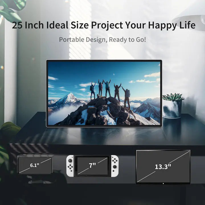 KTC MEGAPAD 25 in FHD Portable Touchscreen Monitor, Computer Accessories with Built-in Camera, USB-C, 5000mAh (Google EDLA Enabled)