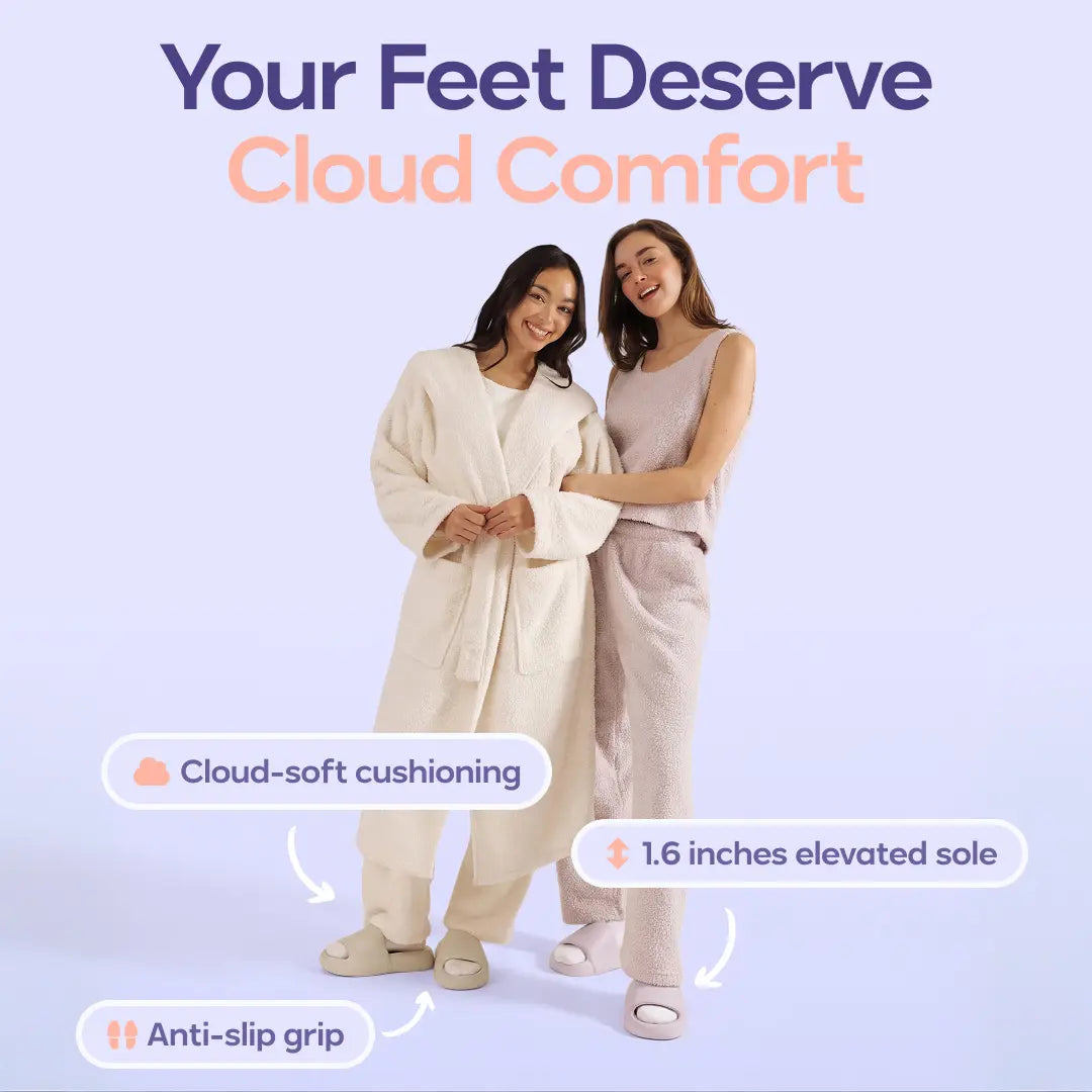 Sherlly Soft Dream Slides - Waterproof Cloud Foam Platform Slippers