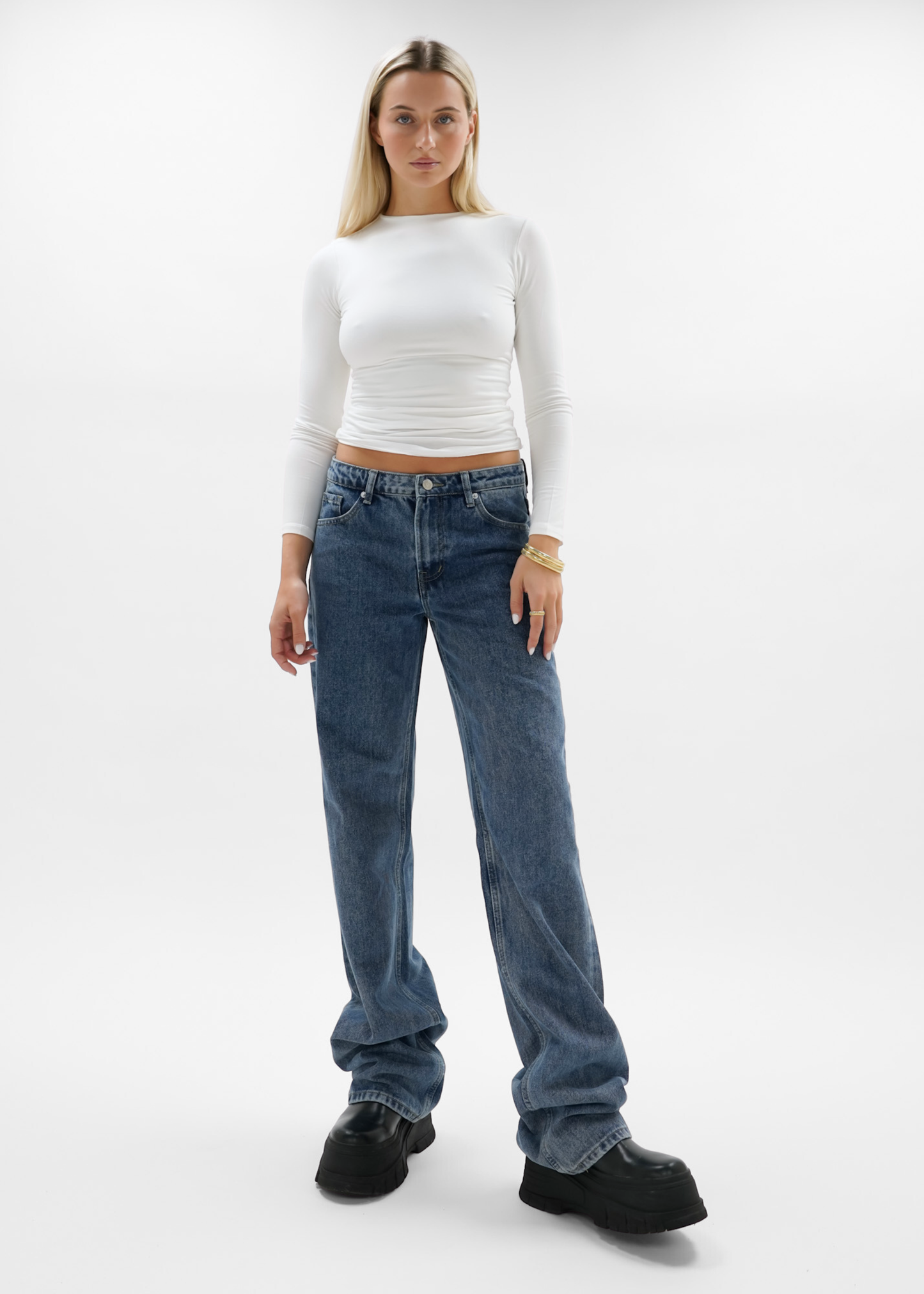 Low waist jeans dark blue (tall)