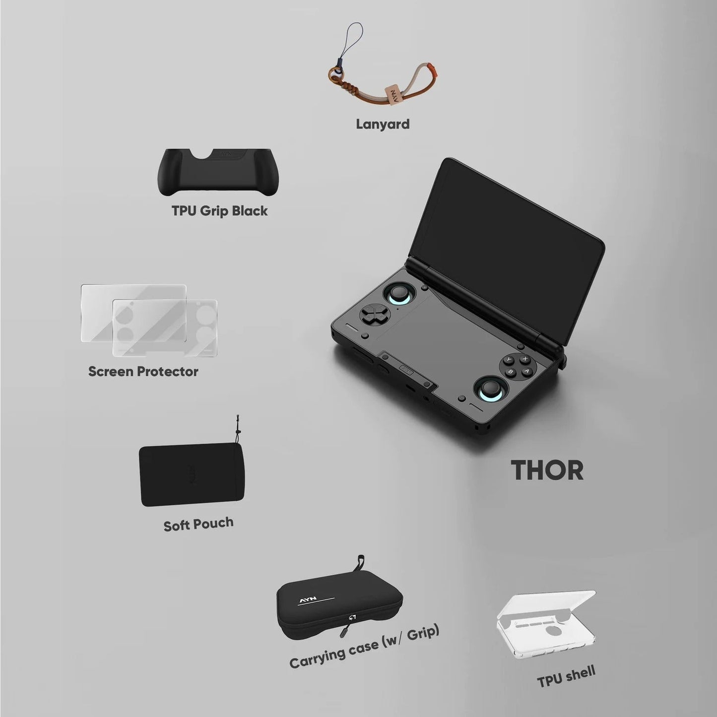 AYN Thor: Exclusively 6'' AMOLED Dual Screen Gaming Handheld