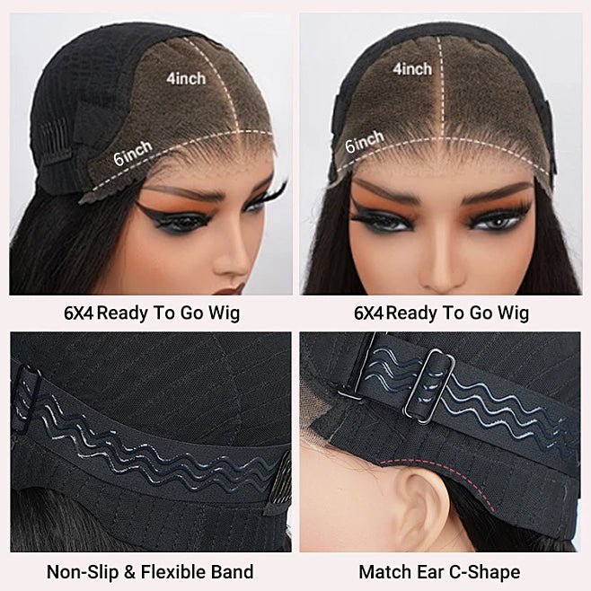 Sherlly Hair 13x4 Lace Loose Body Wave Human Hair Wigs Ocean Wave Lace Front Wigs with Curtain Bangs Full 300% Density